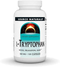 Source Naturals L-Tryptophan, for Mood, Relaxation, and Sleep*, 500mg - 120 Capsules