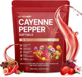 Cayenne Pepper Softgels Supplement, Cayenne Pepper Capsules with VitaminD3+K2,Berberine, Q10, Omega-3, Turmeric, Hawthorn, Beetroot, Supports Leg Vein, Digestive & Heart Vessel Health, 240 Softgels