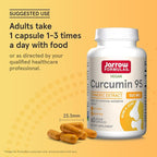 Jarrow Formulas Curcumin 95 Supplement - Turmeric Extract Supplement, 500 mg for Antioxidant & Joint Support, 60 Capsules