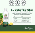 MaryRuth's Liquid Nighttime Multimineral | No Melatonin | Bedtime Routine | Magnesium Citrate | Calcium | Zinc | Vitamin D3| Available in 4 Flavor - Vegan | Sugar Free | Gluten Free | 32 Oz