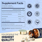 Totaria NMNH 500mg (Dihydronicotinamide Mononucleotide), Premium NMN Alternative Supplement w/Niacinamide (Vitamin B3), Quercetin, Trans-Resveratrol, 60 Ct