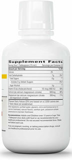 Integrative Therapeutics Liquid Calcium Magnesium 2:1 - Calcium Supplement for Bone Support* - Delicious, Liquid Formula - Does Not Contain Sugar, Gluten or Dairy - Orange Vanilla, 16 oz (32 Servings)
