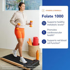 Pure Encapsulations Folate 1000 - Metafolin L-5-MTHF - Heart Health Supplement* - Folate Supplement - Non-GMO & Gluten Free - 90 Capsules