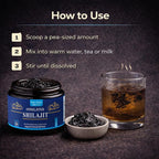 Himalayan Shilajit Resin 50g | Pure Gold Grade Mumiyo from Gilgit-Baltistan | Raw Mineral Pitch with Fulvic & Humic Acid | 85+ Trace Minerals