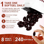 Astaxanthin 12mg,240 Softgels,Premium Astaxanthin Antioxidant Supplements,Supports Eye,Skin,Immune,Internal Circulation,Non-GMO, Gluten Free, No Soy-8 Month Supply