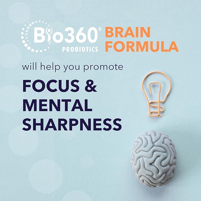 Bio360 Cognitive Support, 30 Vegan Supplements (60 Count (Pack of 2))
