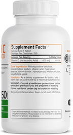 Bronson Vitamin C 1000mg Premium Non-GMO Ascorbic Acid Tablets, 250 Count