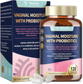 Vaginal Probiotics for Women Vaginal Moisturizer, pH, Odor, Flora, Hormones, Comfort, Mood & Relaxation, 30-in-1 Vaginal Moisture Plus with Slippery Elm Bark, Hyaluronic Acid, Fenugreek - 120 Caps