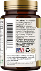 Probiotics 50 Billion CFU per Serving - 10 Strains + Prebiotics - Digestive Health, Gut & Immune Support - Occasional Constipation, Gas & Bloating Support for Women & Men, Bottled USA - 120 Capsules