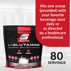 Granite L-Glutamine Powder, Supports Muscle Recovery, Gut Health, Post-Exercise, Immune & Nitrogen Transport (80 Servings)