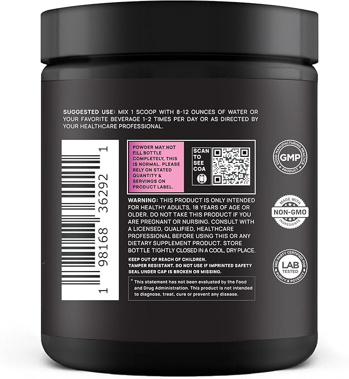 Super Collagen Burn Powder for Women w. Hyaluronic Acid, KSM66, Apple C Vinegar, Probiotics, Biotin - Premium Multi Collagen Peptides Protein for Weight Loss + Beauty Hair Skin Nails (Pink Lemonade)