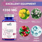 Ultimate Detox & Cleanse Duo: Liver Power + URI-Power Complex W/Milk Thistle, Artichoke, Beetroot, D-mannose, Cranberry and More.