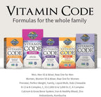 Garden of Life Multivitamin for Women, Men,Kids Age 6 & up, Vitamin Code Family Multi,120 Vegetarian Capsules, Whole Food Vitamins, Food Blend & Probiotics, Gluten Free Dietary Supplements (Pack of 2)