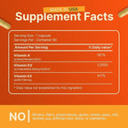 INVITA, ADK 10 Vitamin Supplement – 90 Capsules – High Potency of Vitamin A, D3 10,000 IU & K2-MK7 – Physician Formulated ADK for Bone, Heart & Immune Support – Non-GMO, Gluten Free (3-Month Supply)