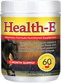 Vitamin E Supplement for Horses, High-Potency dl-Alpha Tocopherol Powder, Supports Immune Muscle Skin and Nerve Wellness, Low Sugar Starch and Fructans (60 Servings)