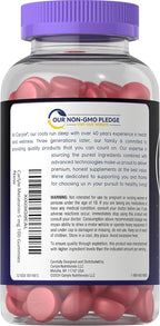 Carlyle Melatonin 5mg Gummies | 100 Count | Berry Flavor | 100% Drug Free | Non-GMO, Gluten Free Supplement