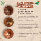 Zandu Copper Bottle (Green): Prepared with 100% Pure Copper | Useful in Promoting Overall Health (Pack of 950 ml)