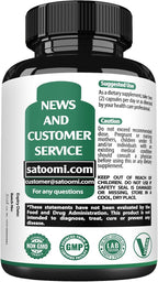 Satoomi NAD Supplement with Liposomal Nicotinamide Riboside - Cellular Energy & Repair, Vitality, Healthy Aging - 60 Capsules for 30 Days