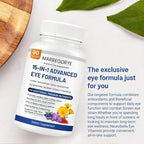 Neurobella Eye Care Formula, 15-in-1 Advanced Eye Care Formula, Eye Nutrition Support Capsules. Contains Lutein, zeaxanthin, Bilberry and Multiple Vitamins. Neurobella Eye Vitamins, 90 Capsules.
