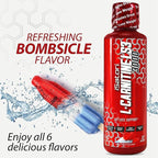 iSatori L-Carnitine LS3 3000, Liquid L-Carnitine with Acetyl L-Carnitine, L-Carnitine L-Tartrate, Stimulant Free Pre Workout, Low Calories, Sugar, Gluten, Keto-Friendly, Bombsicle Flavor (32 Servings)