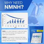NMNH NMN Alternativen 250mg - 5X More Potent Dihydronicotinamide Mononucleotide NAD+ Booster for Peak Cellular Energy, DNA Repair & Healthy Aging - 60 Advanced Capsules