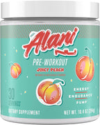 Alani Nu Pre Workout Powder Juicy Peach, Amino Energy Boost, Endurance Supplement, Sugar Free, 200mg Caffeine, L-Theanine, Beta-Alanine, Citrulline, 30 Servings