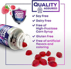 Joint Support Supplement - Extra Strength Glucosamine Gummy Supports Joints Health & Flexibility for Back, Knees, Hands - Natural Vitamin E Immune Support - Best Gummies for Women & Men - 120 Gummies
