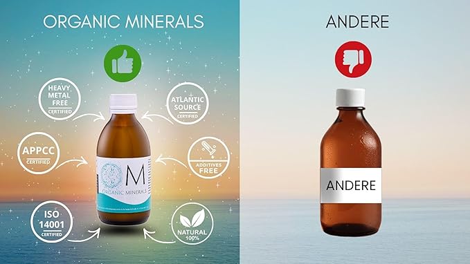 OM Monoatomic Gold & Minerals | Ormus Liquid Supplement | AGQ Labs Certified - Heavy Metals Free | Advanced Biohacking, Mental Clarity & Brain Function | 1000ml (33,8 fl oz)