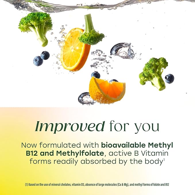 MegaFood Multivitamin for Women 40+ One Daily Womens Multivitamin - with Methylated B12, Methyl Folate, Vitamin D3, C & Zinc - Energy Metabolism, Immune Support & Bone Health, Vegetarian, 90 Tablets