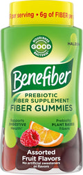Benefiber Prebiotic GLP-1 Friendly Fiber Supplement Gummies for Digestive Health, Assorted Fruit Flavor - 81 Count