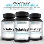 Sciaticyl – Nerve Support Supplement with B1, B6, B12, Magnesium, NAC, ALC & Alpha Lipoic Acid – Supports Nerve Function, Mobility, Comfort & Circulation – 60 Capsules
