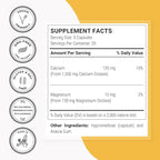 SuperSmart - Calcium Orotate with Magnesium Orotate 9:1 (Highly Bioavailable) - Advanced Teeth & Bones Strength Supplement | Non-GMO & Gluten Free - 60 Vegetarian Capsules