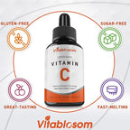 Vitablosom Liposomal Vitamin C 2000mg Liquid for Adults, High Absorption VIT C, Maximize Vitamin C, Good for Immune System & Antioxidant, 60ML (10 Bottles)