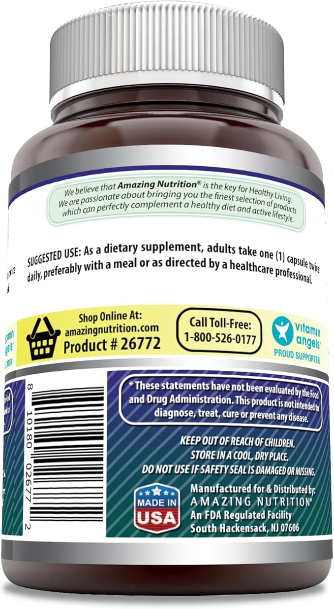 Amazing Formulas Alpha Lipoic Acid 300 Mg Capsules Supplement | Non-GMO | Gluten Free | Made in USA (120)