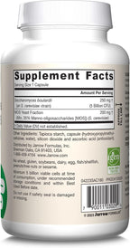 Jarrow Formulas Saccharomyces Boulardii+MOS Probiotics for Digestive Health & Intestinal Tract Support-5 Billion CFU Per Serving-180 Delayed Release Caps - Probiotic+Prebiotic-180 Servings,(Pack of 2)