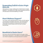 Doctor's Recipes CoQ10 200mg Per Serving, High Absorption Coenzyme Q10 Supplement with Olive Oil, Heart & Vascular Health, Energy Production & Antioxidant Support, 2 Month Supply, 120 Softgels