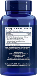 Life Extension Super Bio-Curcumin Turmeric Extract 400mg, 90 Veg Caps (Pack of 2) - Vegetarian Capsule - Non-GMO - Highly Absorbable