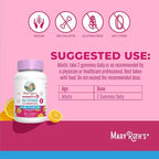 MaryRuth's Multivitamin for Women 40+ | Sugar Free | Vegan Womens Vitamins | Immune Support | Daily Women's Multivitamin + Chasteberry | Hair, Skin and Nail Gummy Vitamins for Women | 60 Count