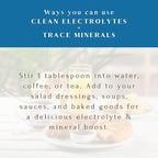 Mt. Capra Clean Electrolytes + Trace Minerals | Whole Food Minerals from Grass-Fed Goat Milk | Hydrating and Easy to Mix | 30 Servings - 10.6 oz