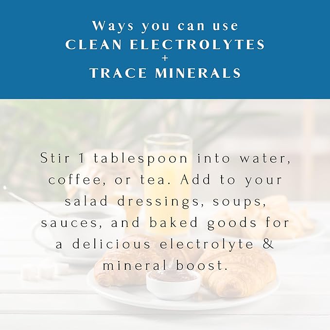 Mt. Capra Clean Electrolytes + Trace Minerals | Whole Food Minerals from Grass-Fed Goat Milk | Hydrating and Easy to Mix | 30 Servings - 10.6 oz
