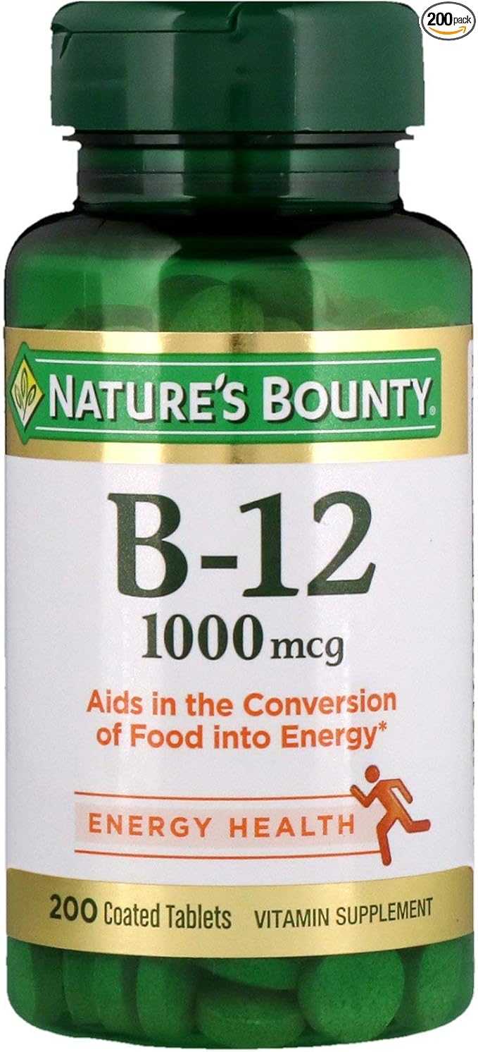 Nb B-12 1000mcg Size 200ct Nb B-12 1000mcg Tablet Value Size 200ct