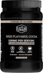 Black Forest High Flavanol Cocoa Powder 1200mg Flavanols and Longevity Mocha Coffee 10 in 1 NMN Glutathione Vitamins Polyphenol Cocoa Energy and Heart Health Bundle