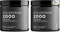 Toniiq Bovine Colostrum Powder Supplement 2000mg - 50% IgG for Gut Health, Immune Support & Skin - French Colostrum Farm-to-Jar Traceable, Microfiltered, Third-Party Tested - 60 Servings