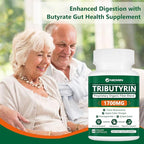 Tributyrin Supplement - Premium Butyrate Gut Health Supplement for Leaky Gut 180 Capsules