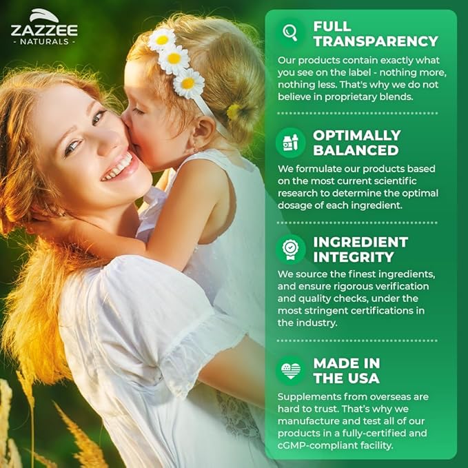 Zazzee Myo-Inositol Powder, 6 Month Supply, 183 Servings, 2000 mg per Serving, Free Scoop for Exact Dosage, 12.91 Ounces, Certified Kosher, 100% Pure, Fertility & Reproductive Support, Made in the USA