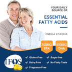NYO3 Omega 3 Fish Oil 1500mg with DHA & EPA, 97% High-Potency Omega 3 Fatty Acids,Support Heart, Brain & Joint Health,No Fishy Aftertaste,Non-GMO,120 Softgel (Product Nearing Expiration)