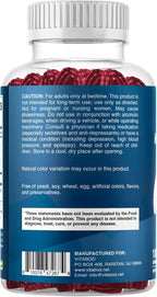 Vitabod Melatonin 20mg Gummies - 180 Count - Drug Free - Natural Strawberry Flavor - Vegetarian, Non-GMO, Gluten Free (3 Bottles)