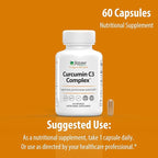 Jigsaw Health Curcumin C3 Complex | Curcumin Capsules Antioxidant Support | 60 Capsules | 60 Servings