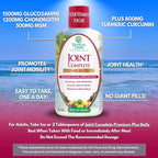 Joint Complete Premium Plus - Liquid Joint Supplement w/Glucosamine, Chondroitin, MSM Plus 800mg Turmeric – 98% Max Absorption – 32oz, 32 serv