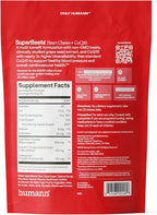 Humann SuperBeets Heart Chews + CoQ10-150mg of CoQ10 Plus Beetroot & Grape Seed Extract, Blood Pressure Support, Support Healthy Blood Flow, Circulation, 60 Count